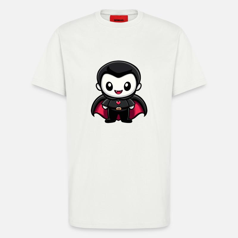 Vampire Halloween Cute Comic - T-Shirt - made by SPREAD - OFF WHITE