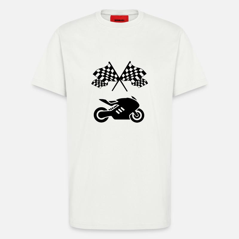 Motorcycle - T-Shirt - made by SPREAD - OFF WHITE