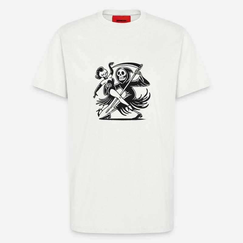 Tanzen mit dem Sensenmann - T-Shirt - made by SPREAD - OFF WHITE