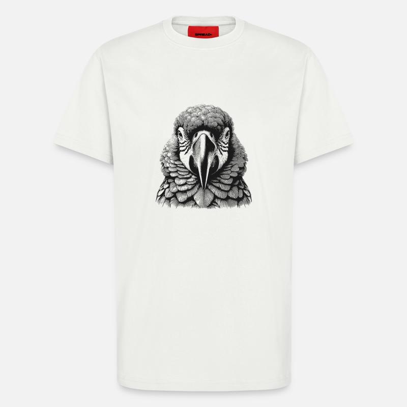 Papagei - T-Shirt - made by SPREAD - OFF WHITE