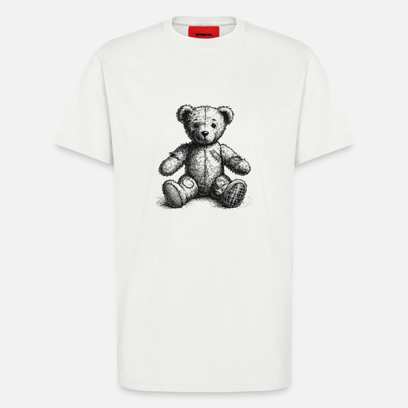 Teddybär - T-Shirt - made by SPREAD - OFF WHITE