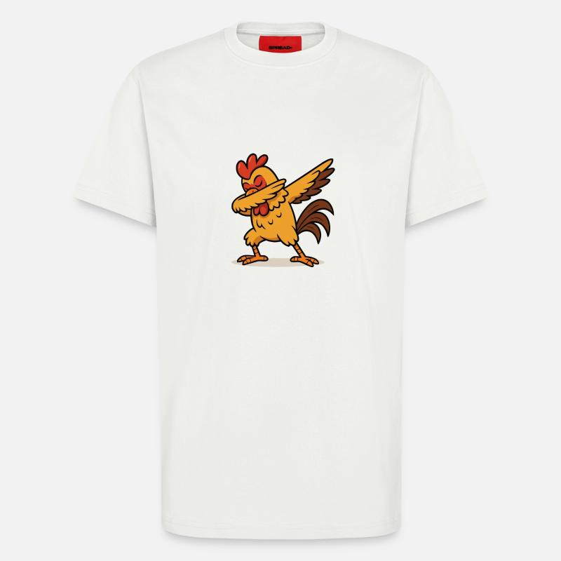 hahn dabbing - T-Shirt - made by SPREAD - OFF WHITE