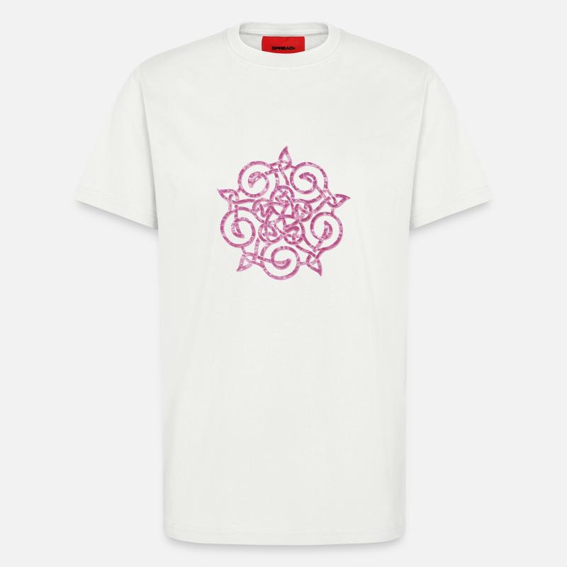 celtic knot 20 e 60 - T-Shirt - made by SPREAD - OFF WHITE