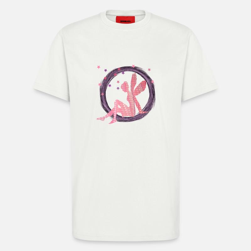 frais e 228 - T-shirt bio décontracté fabriqué en UE - OFF WHITE