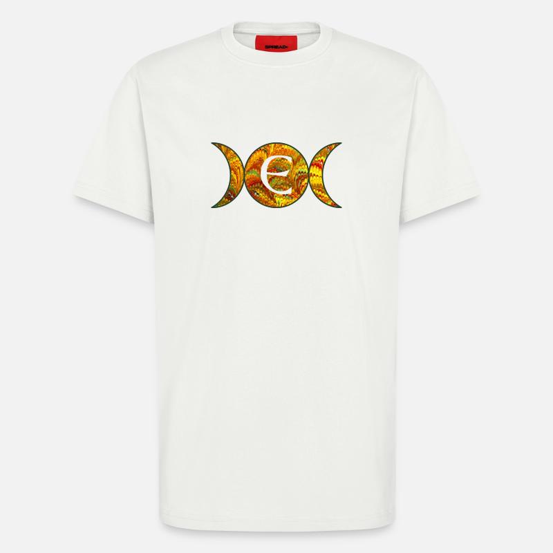 Moon Phases E 38 E - T-Shirt - made by SPREAD - OFF WHITE