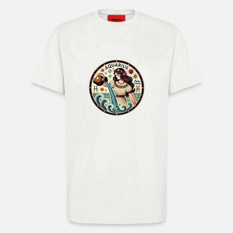 Wassermann - T-Shirt - made by SPREAD - OFF WHITE