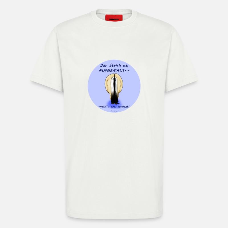 Aalstrich - T-Shirt - made by SPREAD - OFF WHITE