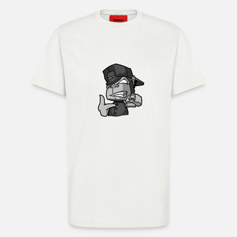 Monkey - T-Shirt - made by SPREAD - OFF WHITE