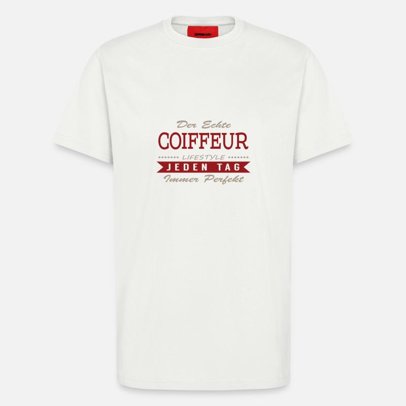 Der echte Coiffeur - T-Shirt - made by SPREAD - OFF WHITE