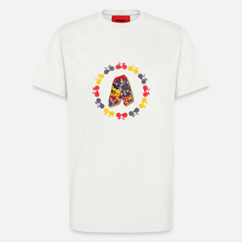 fahrrad e 202 a - T-Shirt - made by SPREAD - OFF WHITE