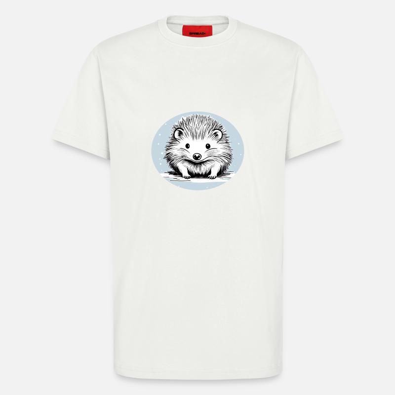 Niedlicher Igel - T-Shirt - made by SPREAD - OFF WHITE