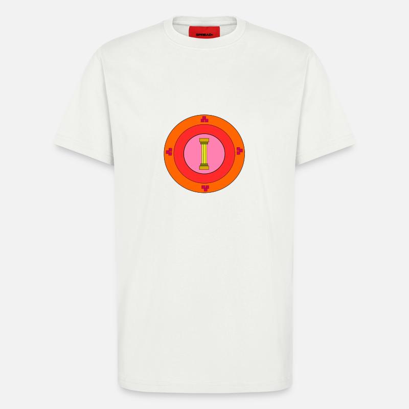 Emblem mit Säule - T-Shirt - made by SPREAD - OFF WHITE