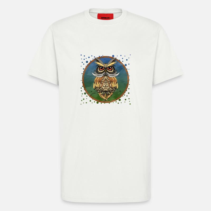 Bunter Vogel - T-Shirt - made by SPREAD - OFF WHITE