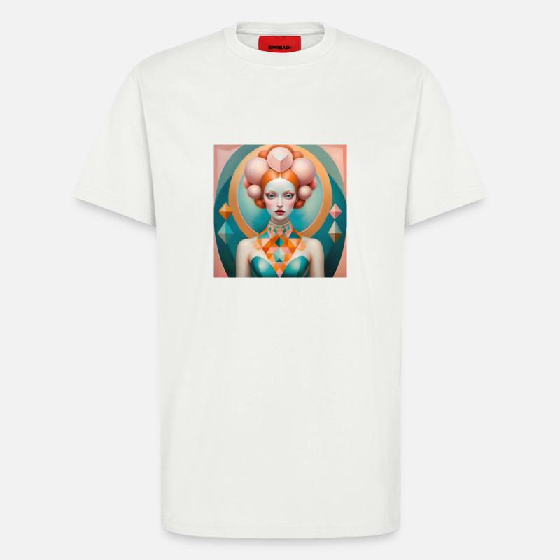 Aurora, digitale Malerei - T-Shirt - made by SPREAD - OFF WHITE