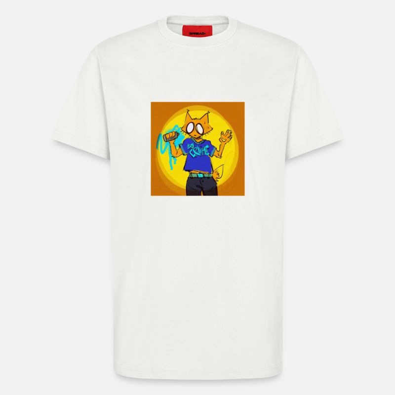 Fox Graffiti - T-Shirt - made by SPREAD - OFF WHITE