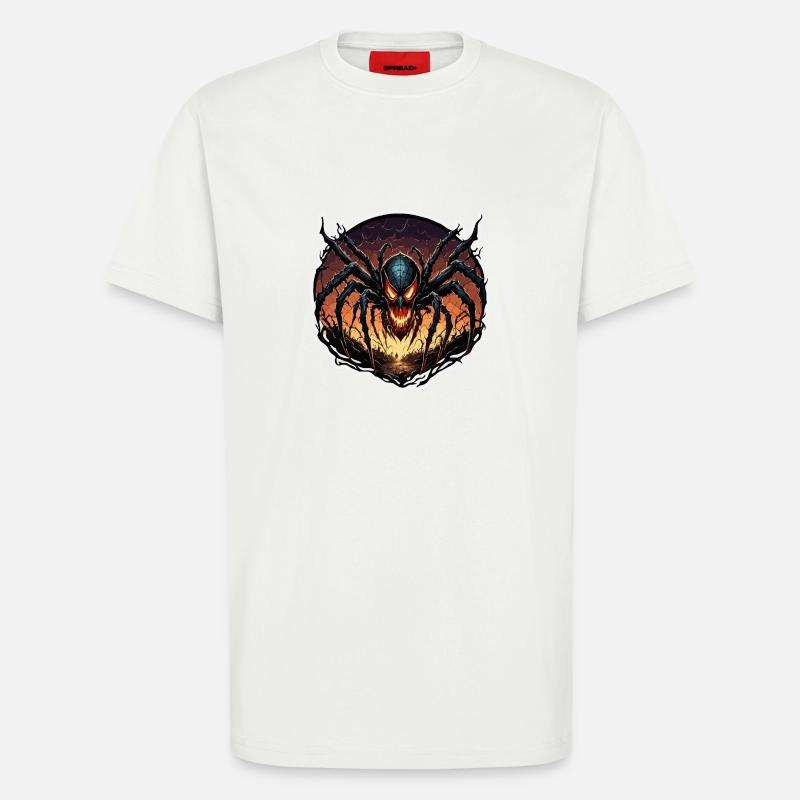 Spider / Web / Pet / Reptile / Eight-legged - T-Shirt - made by SPREAD - OFF WHITE