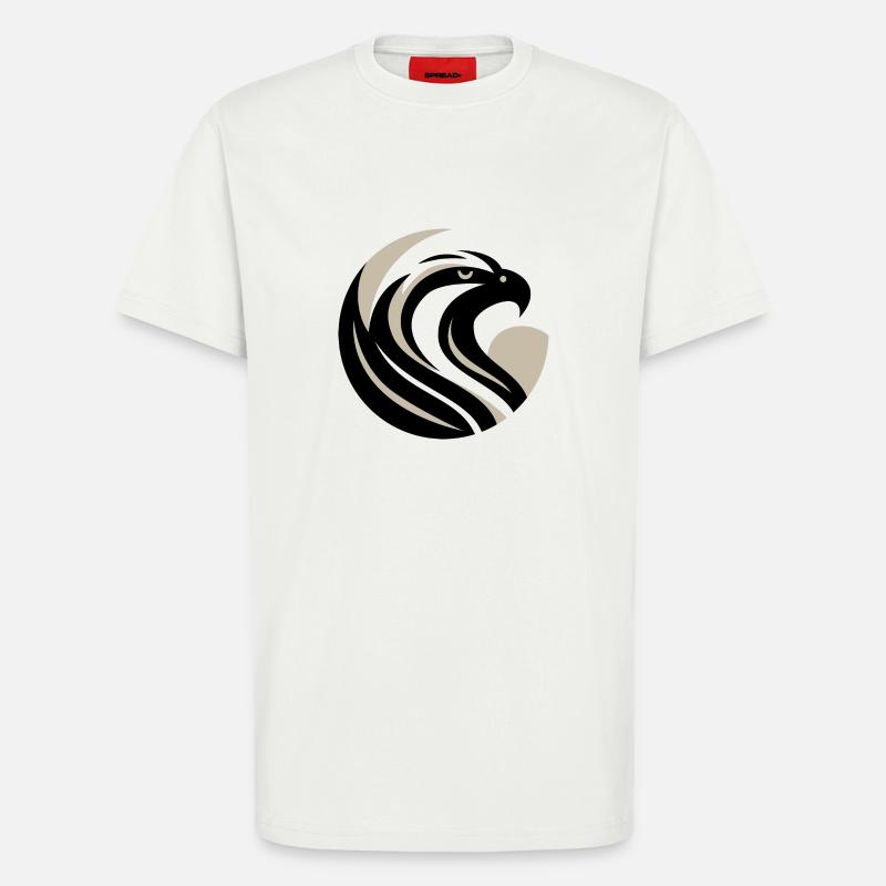 Stylized Eagle Head - T-Shirt - made by SPREAD - OFF WHITE
