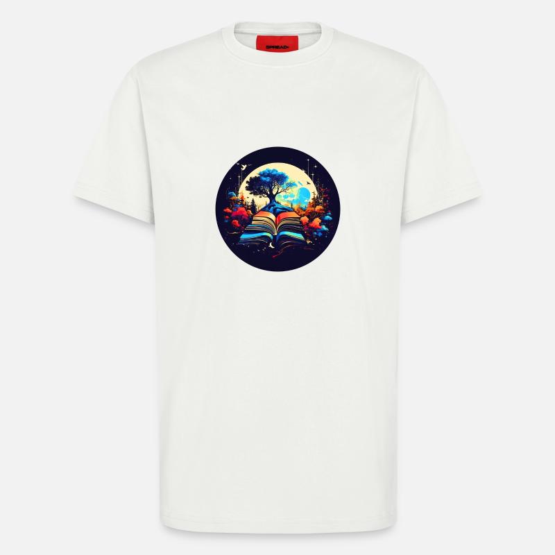 Expérience de lecture de rêve - T-shirt bio décontracté fabriqué en UE - OFF WHITE