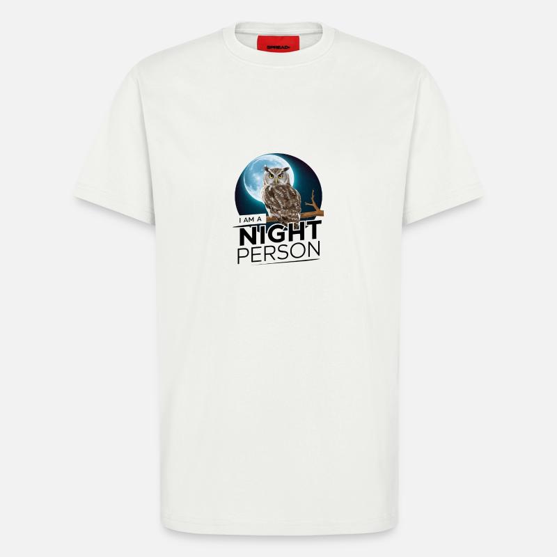 Ich bin ein Nachtmensch. - T-Shirt - made by SPREAD - OFF WHITE