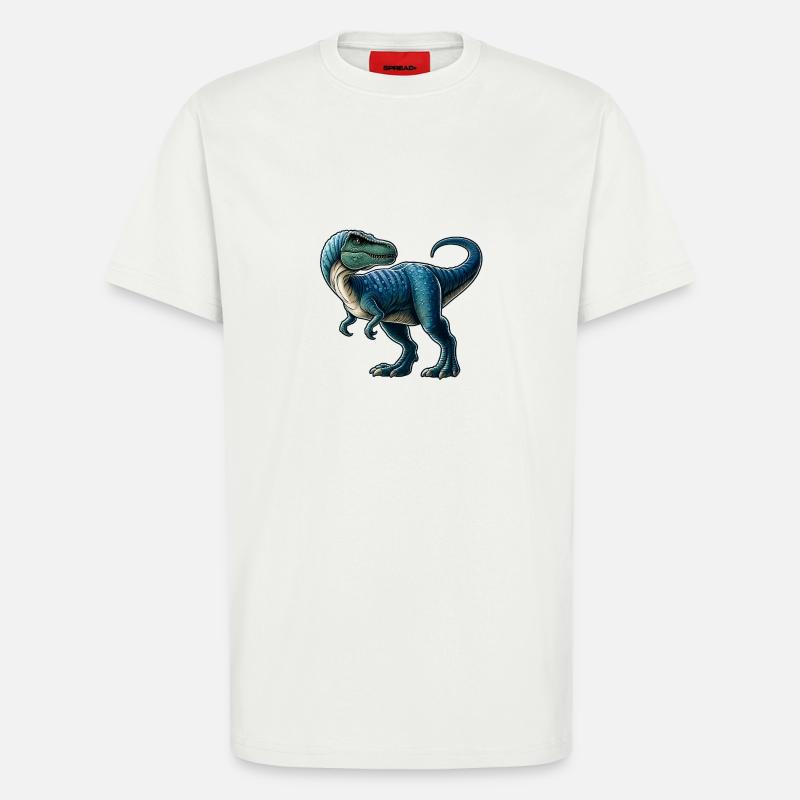 Géant Mammifère Dino T-Rex - T-shirt bio décontracté fabriqué en UE - OFF WHITE