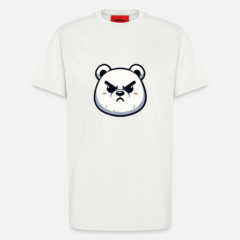 Wütendes Eisbär-Design - T-Shirt - made by SPREAD - OFF WHITE