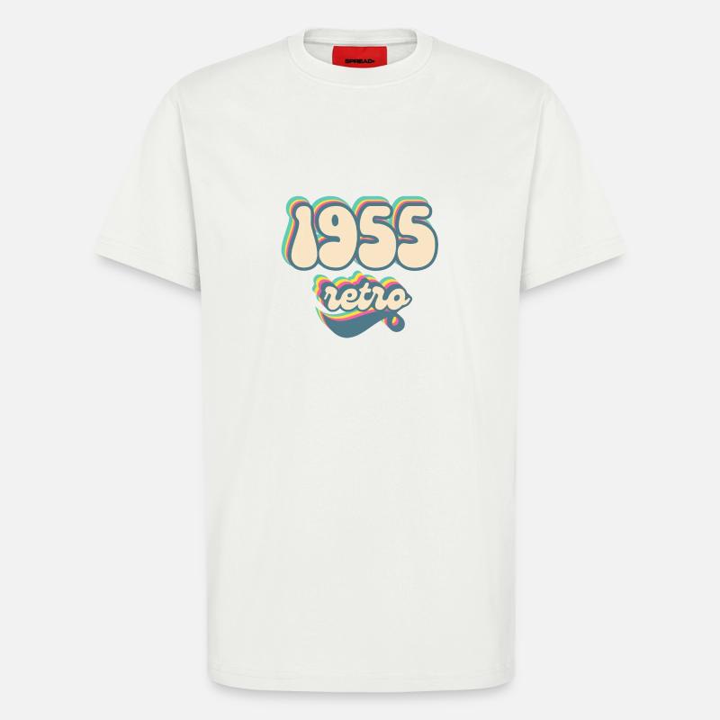 1955 Retro Geschenkidee - T-Shirt - made by SPREAD - OFF WHITE