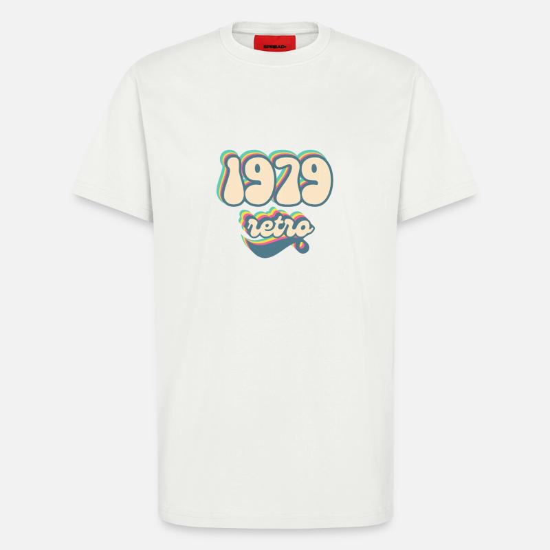 1979 Retro Geschenkidee - T-Shirt - made by SPREAD - OFF WHITE