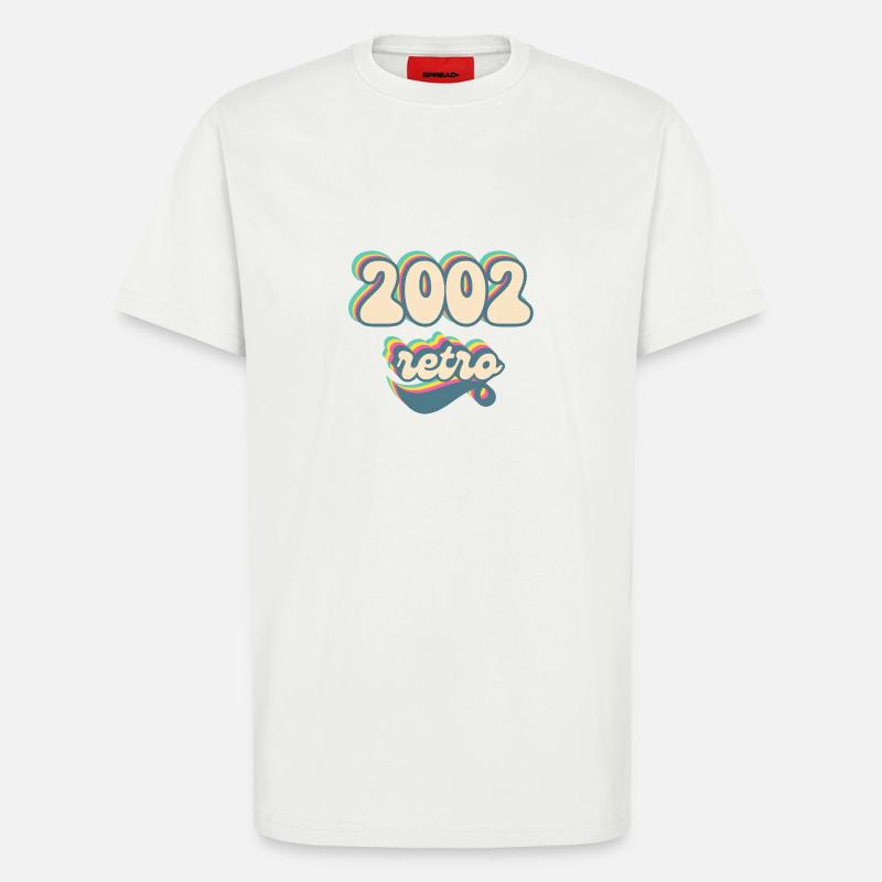 2002 Retro Geschenkidee - T-Shirt - made by SPREAD - OFF WHITE