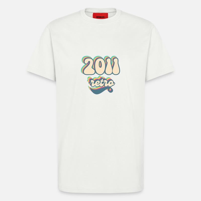 2011 Retro Geschenkidee - T-Shirt - made by SPREAD - OFF WHITE