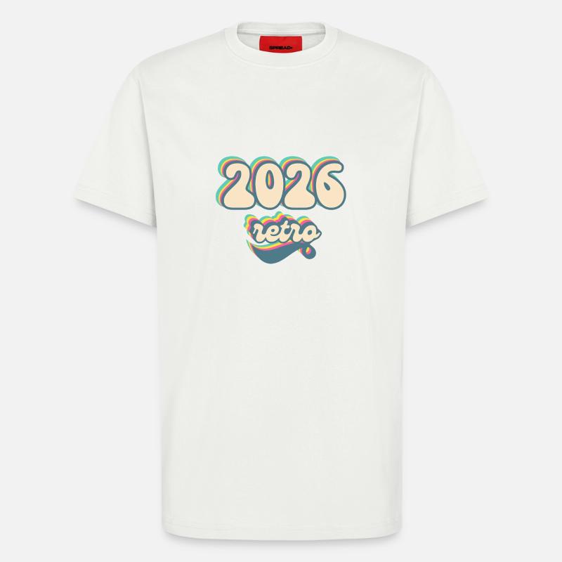 2026 retro gift idea - T-Shirt - made by SPREAD - OFF WHITE