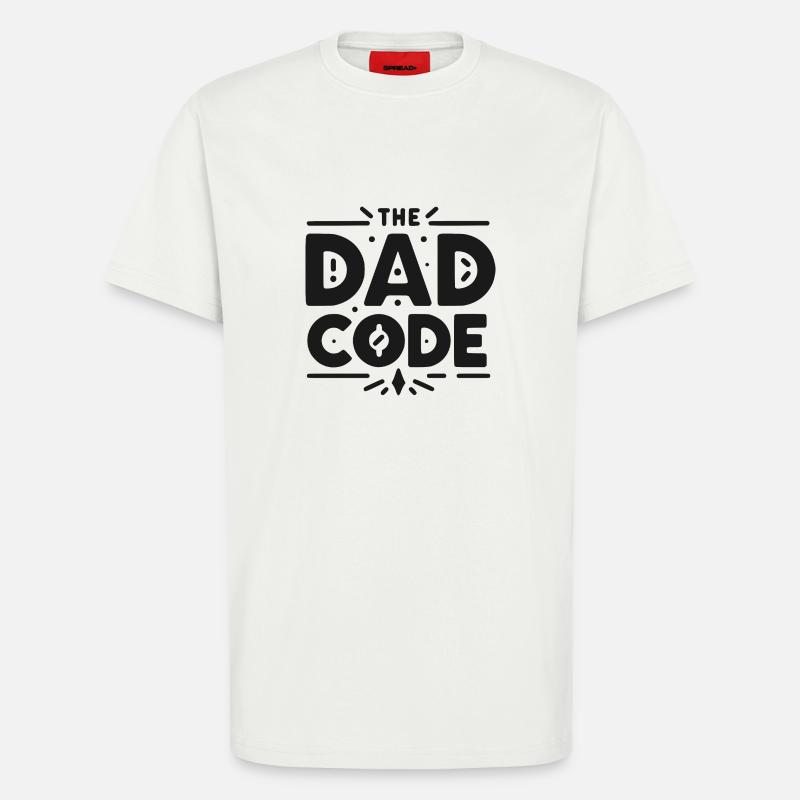 Der Papa-Code - T-Shirt - made by SPREAD - OFF WHITE