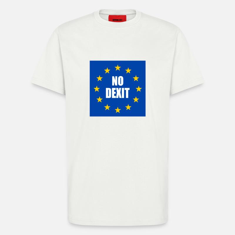 No dexit - T-Shirt - made by SPREAD - OFF WHITE