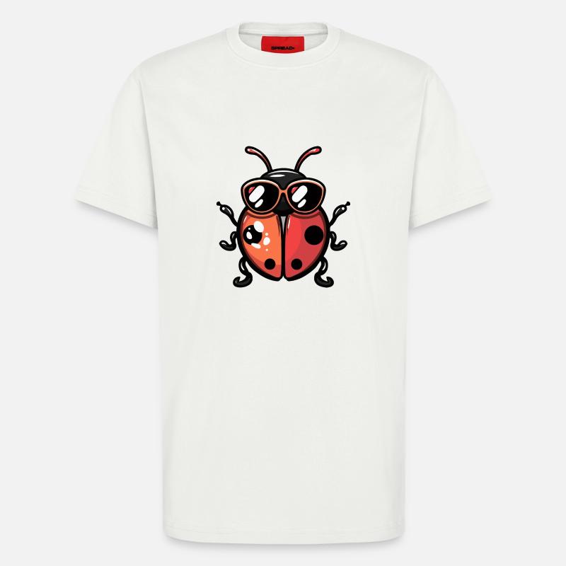 Ladybug Comic Cool - T-Shirt - made by SPREAD - OFF WHITE