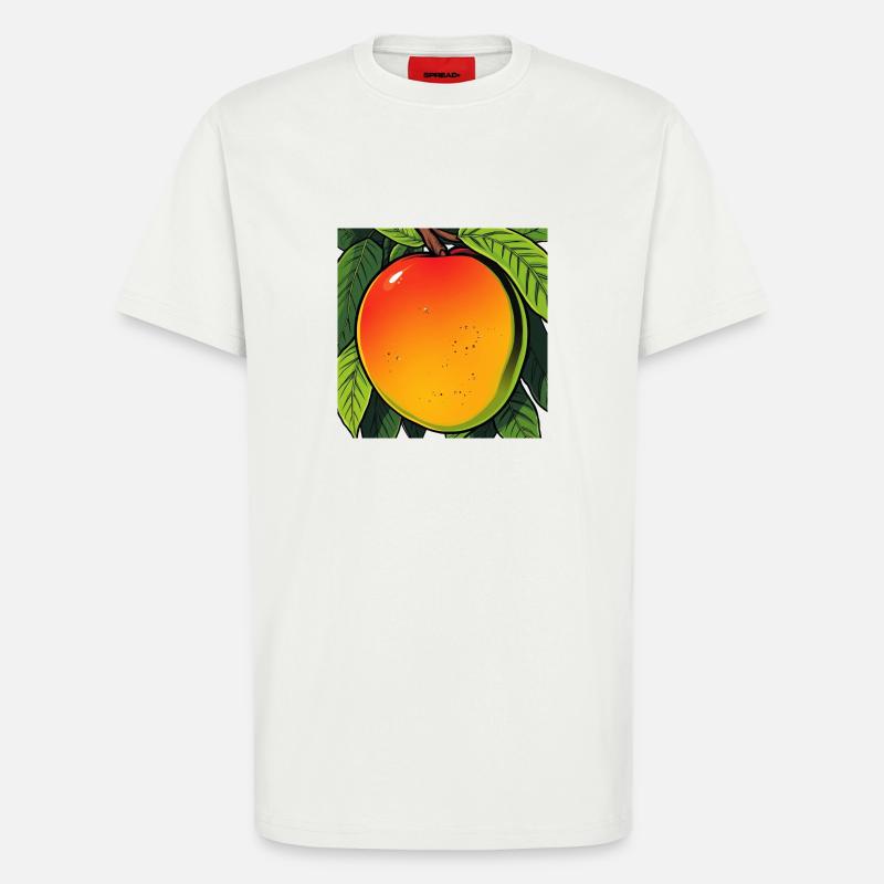 Mango auf einem Baum - T-Shirt - made by SPREAD - OFF WHITE