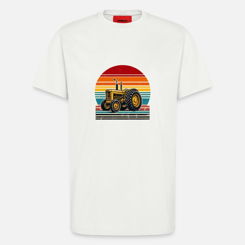 Oldtimer-Traktor - T-Shirt - made by SPREAD - OFF WHITE