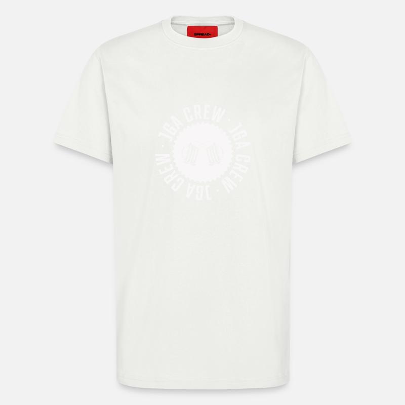jga crew bier - T-Shirt - made by SPREAD - OFF WHITE
