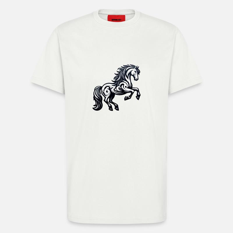 Reiter, Bewunderer von Rittern. - T-Shirt - made by SPREAD - OFF WHITE