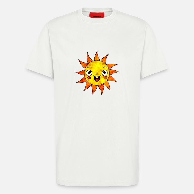 Kosmische Sonne - T-Shirt - made by SPREAD - OFF WHITE