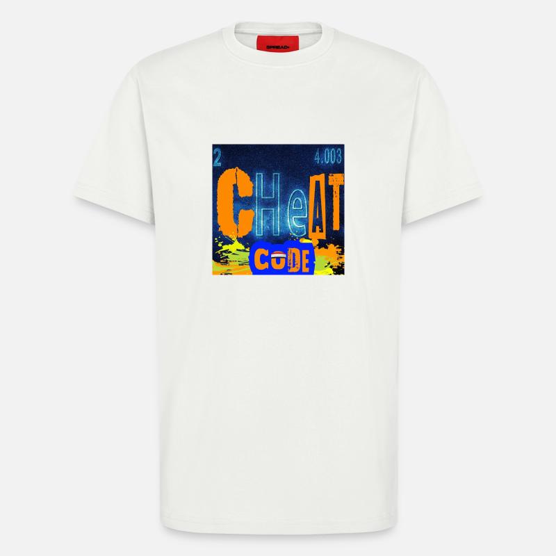 CHEATCODE CHEMISTRY - T-Shirt - made by SPREAD - OFF WHITE