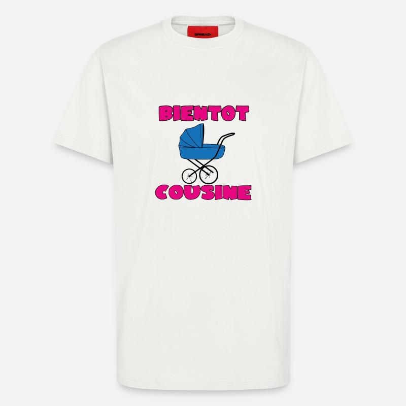 BALD EIN COUSIN - T-Shirt - made by SPREAD - OFF WHITE