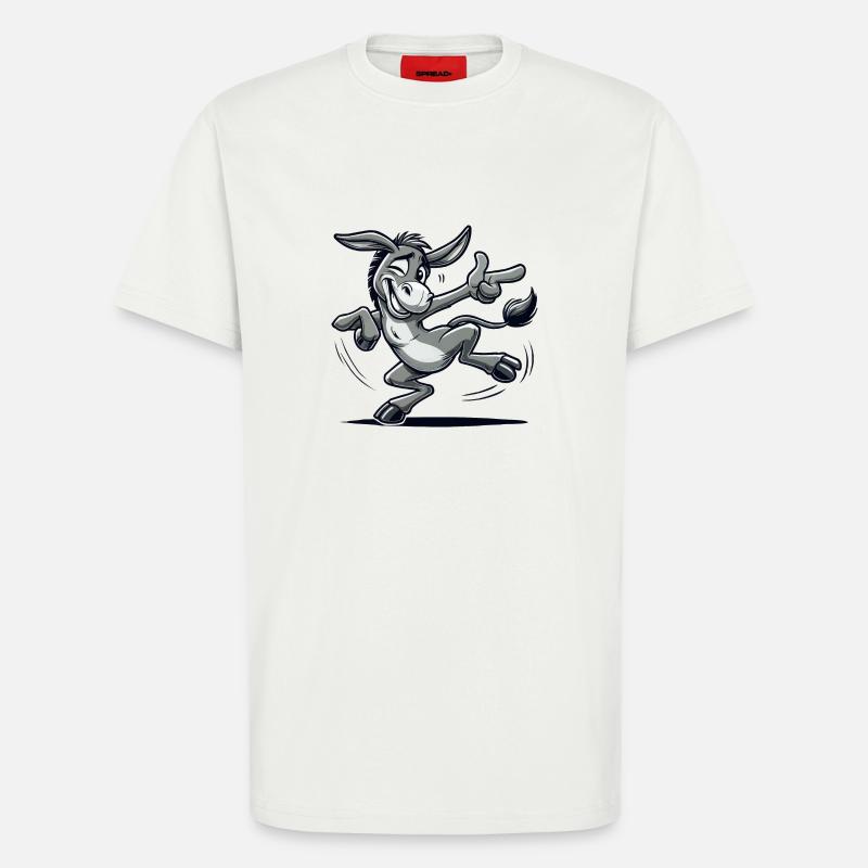 Esel Comic - T-Shirt - made by SPREAD - OFF WHITE