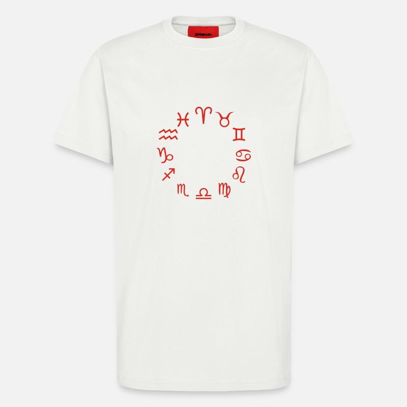 Sternzeichen - T-Shirt - made by SPREAD - OFF WHITE