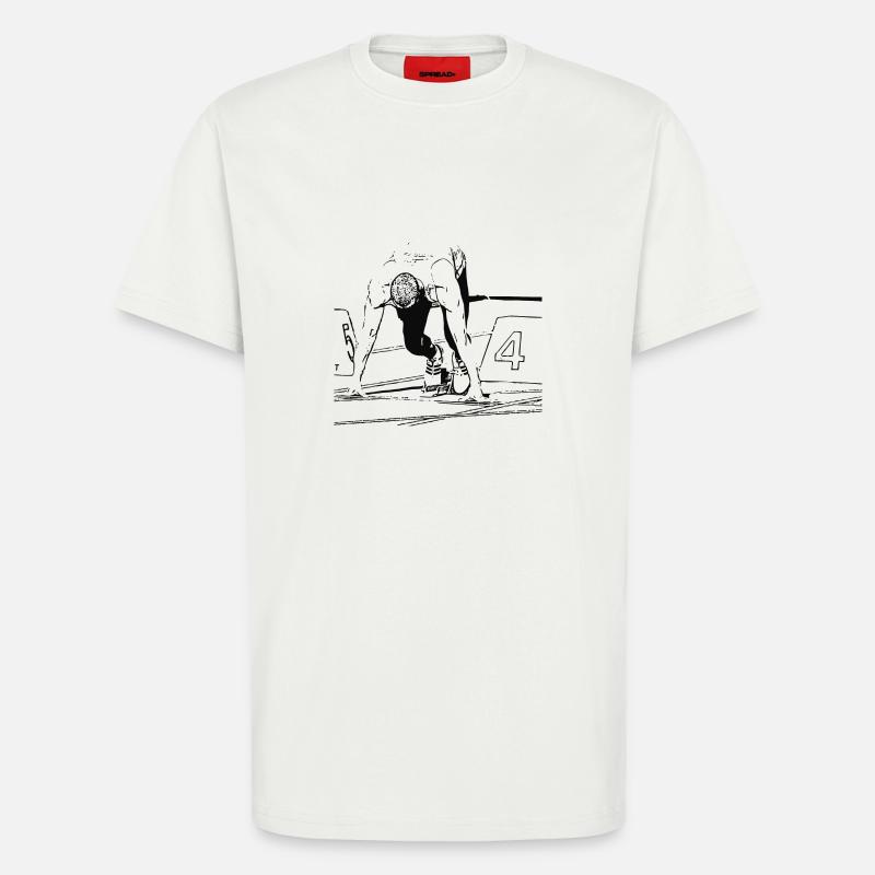 Sprinter - T-Shirt - made by SPREAD - OFF WHITE