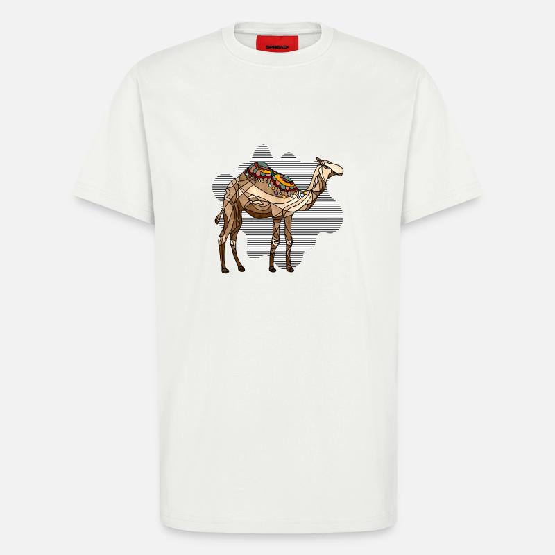 Kamel - T-Shirt - made by SPREAD - OFF WHITE