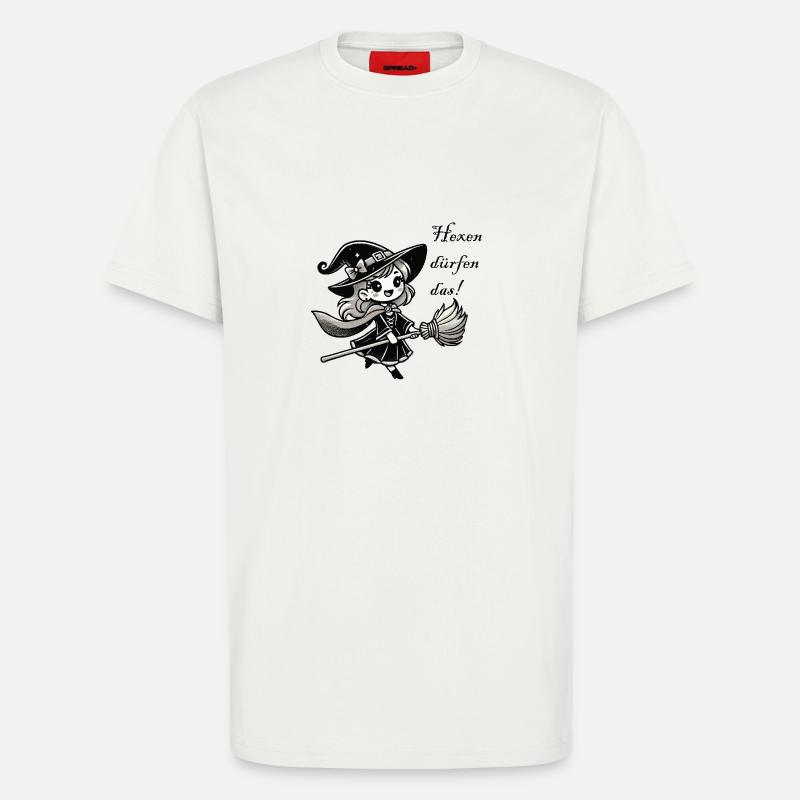 hexe comic - T-Shirt - made by SPREAD - OFF WHITE