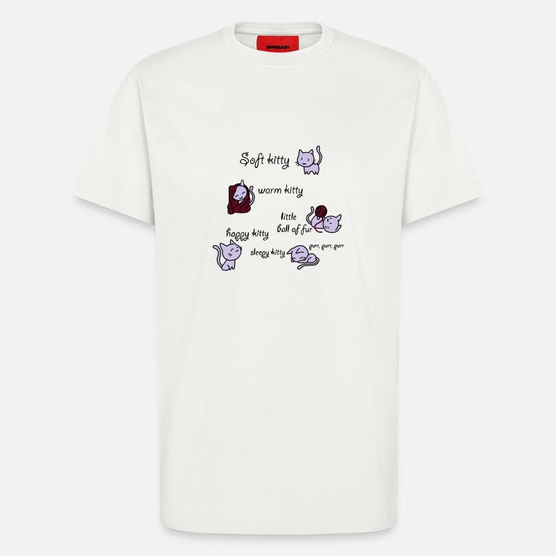 Soft Kitty - T-Shirt - made by SPREAD - OFF WHITE