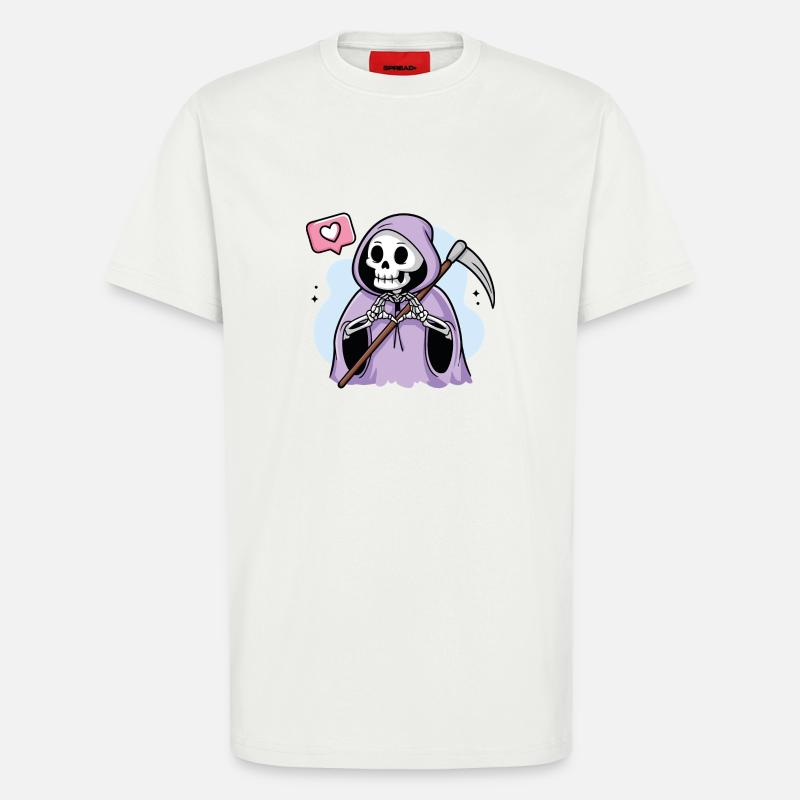 A Reaper's Romance tshirt - T-Shirt - made by SPREAD - OFF WHITE