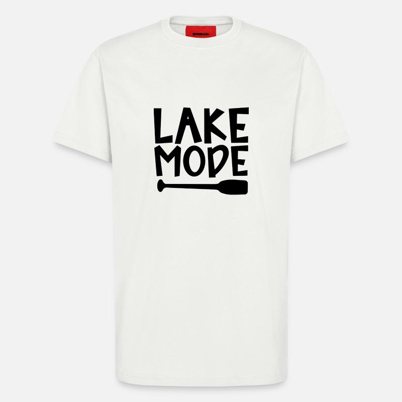 Lake Mode Adventure PaddleMotivation Design - T-Shirt - made by SPREAD - OFF WHITE