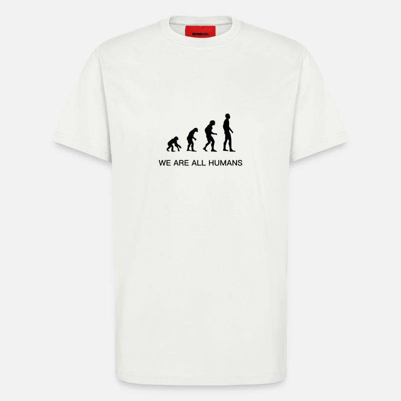 Evolution - T-Shirt - made by SPREAD - OFF WHITE
