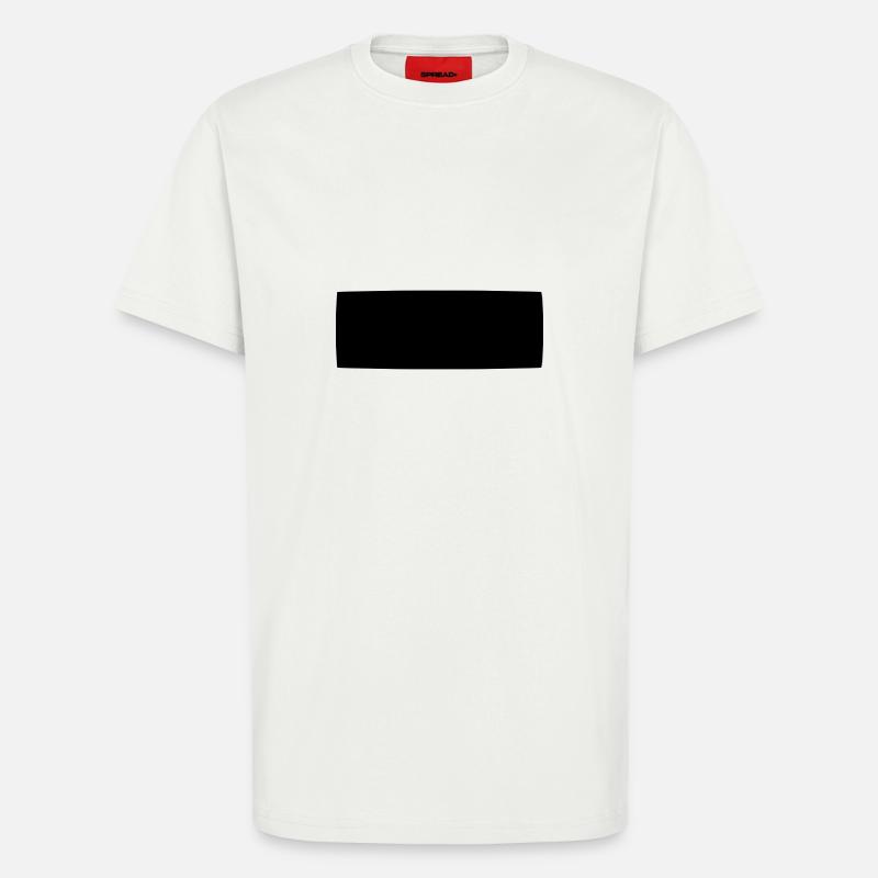 shape rectangle square shape - T-Shirt - made by SPREAD - OFF WHITE